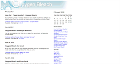 Desktop Screenshot of oxygenbleach.com